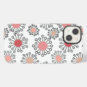 Etui iPhone 13 Fleurs MCM  (Verso Horizontal)