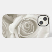 Etui iPhone 13 Fleurs | Roses Blanches (Verso Horizontal)