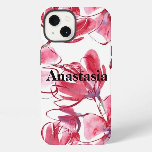 Etui iPhone 13 Fleurs roses cool et incroyables (Verso)