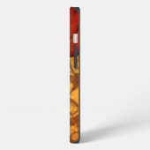 Etui iPhone 13 Fleurs Rouges I (Côté gauche)