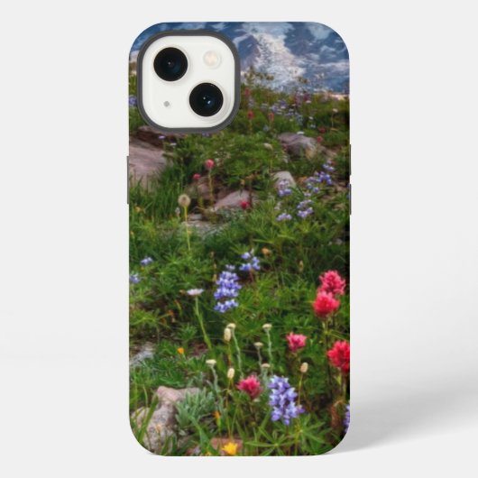 Etui iPhone 13 Fleurs sauvages (Verso)