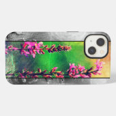 Etui iPhone 13 Fleurs sauvages rayure (Verso Horizontal)