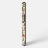 Etui iPhone 13 Fleurs Vintage (Côté gauche)