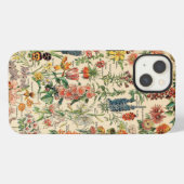 Etui iPhone 13 Fleurs Vintage (Verso Horizontal)