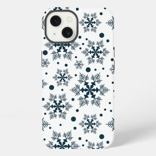 Etui iPhone 13 Flocon de neige (Verso)