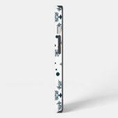 Etui iPhone 13 Flocons de neige (Côté gauche)
