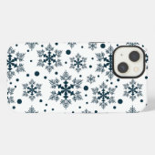 Etui iPhone 13 Flocons de neige (Verso Horizontal)