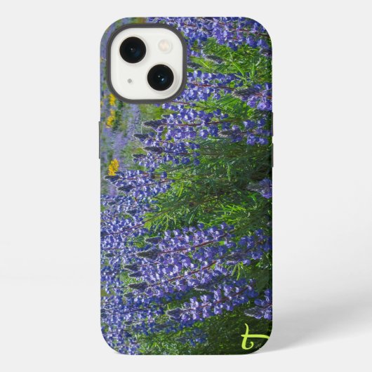 Etui iPhone 13 Floraison de lupin (Verso)