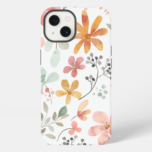 Etui iPhone 13 Floral (Verso)