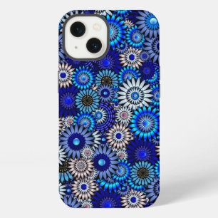 Etui iPhone 13 Floral : Bouquet de printemps bleu