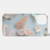 Etui iPhone 13 Floral Pastel Butterflies Phone Cover (Verso Horizontal)