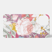 Etui iPhone 13 floral pattern cell phone case (Verso Horizontal)