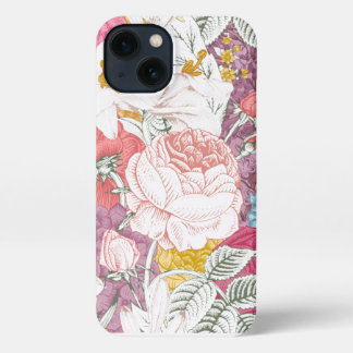 Etui iPhone 13 floral pattern cell phone case