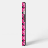 Etui iPhone 13 Floral rose (Côté gauche)
