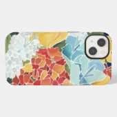 Etui iPhone 13 Florals II de minuit (Verso Horizontal)