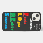 Etui iPhone 13 FLORES D'Équipe - Faits, Logique, Réalité, Science (Verso Horizontal)