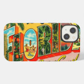Etui iPhone 13 Floride vintage (Verso Horizontal)