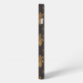 Etui iPhone 13 Fluer Des Lis Chocolat Chaud (Côté gauche)