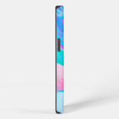Etui iPhone 13 Fluide Néon Abstrait (Côté droit)
