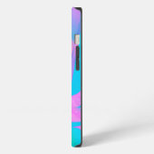 Etui iPhone 13 Fluide Néon Abstrait (Côté gauche)