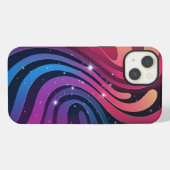 Etui iPhone 13 Fond d'écran à dégradé tourbillonnant (Verso Horizontal)