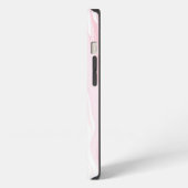 Etui iPhone 13 Fond élégant en marbre rose (Côté gauche)