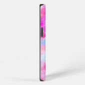 Etui iPhone 13 Fond-gouttes-fluide-coloré (Côté droit)