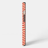 Etui iPhone 13 Fond rayé (Côté gauche)