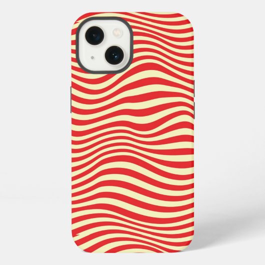 Etui iPhone 13 Fond rayé (Verso)