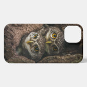 Etui iPhone 13 Forest | Deux Owls Looking (Verso Horizontal)