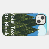 Etui iPhone 13 Forêt fractale (Verso Horizontal)