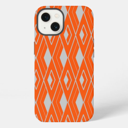 Etui iPhone 13 Formes de diamant Art Déco (Verso)
