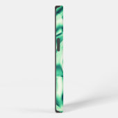 Etui iPhone 13 Formes vertes incurvées en acrylique, avec des nua (Côté droit)