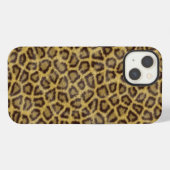 Etui iPhone 13 Fourrure de léopard (Verso Horizontal)