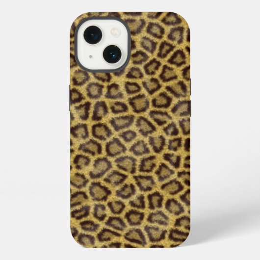 Etui iPhone 13 Fourrure de léopard (Verso)