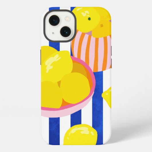 Etui iPhone 13 Fraîcheur de citron (Verso)