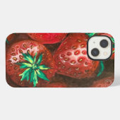 Etui iPhone 13 Fraise (Verso Horizontal)