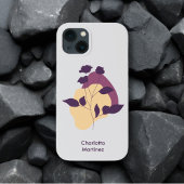 Etui iPhone 13 Funny Chat noir et Marshmallow