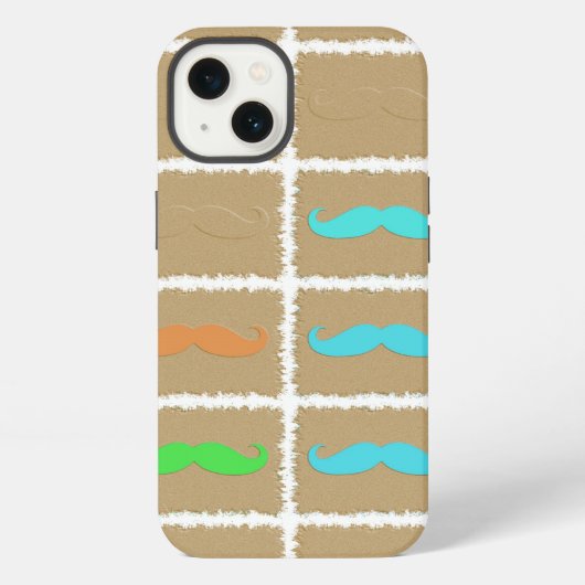Etui iPhone 13 Funny Girl Mustache 3 (Verso)