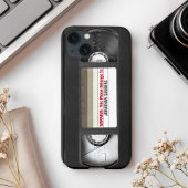 Etui iPhone 13 Funny VHS Tape with Name