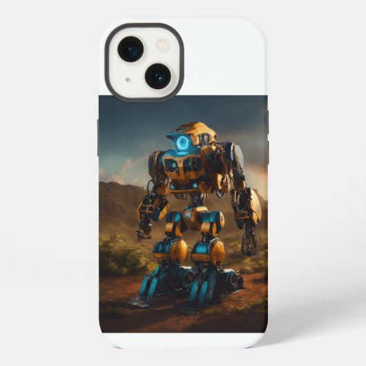 Etui iPhone 13 "Future Forge : Le Monde des Machines" (Verso)