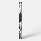 Etui iPhone 13 Future Mme feuille tropicale et typographie (Côté gauche)