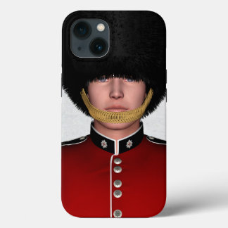 Etui iPhone 13 Garde royal britannique soldat Londres Art
