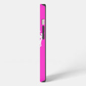 Etui iPhone 13 GARDEZ CALM CROWN sur Hot Pink Personnaliser This! (Côté gauche)