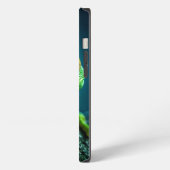 Etui iPhone 13 Gecko Reptile Vert Vibrant Macro Gros Plan (Côté gauche)