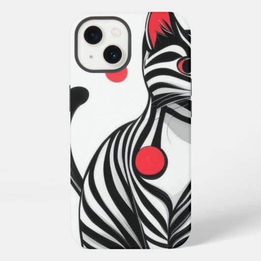 Etui iPhone 13 Geometric Whisker Dance (Verso)