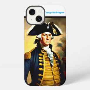 Etui iPhone 13 George Washington en tenue de champ de bataille