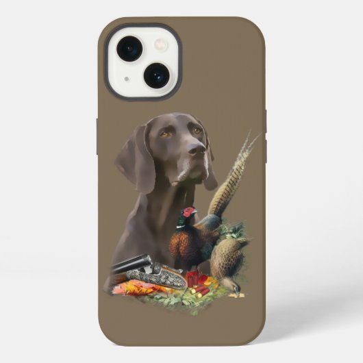 Etui iPhone 13 German Shorthaired Pointer GSP Case-Mate iPhon (Verso)