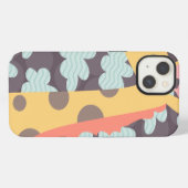 Etui iPhone 13 Girafe et Nuages (Verso Horizontal)