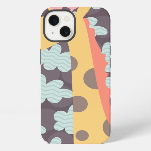 Etui iPhone 13 Girafe et Nuages (Verso)